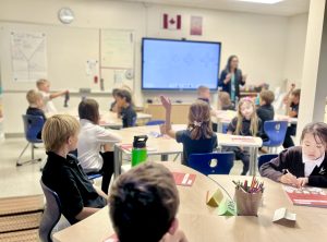 students in a classroom